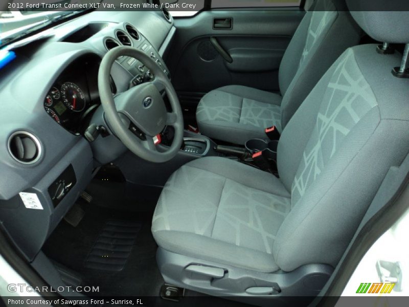 Front Seat of 2012 Transit Connect XLT Van