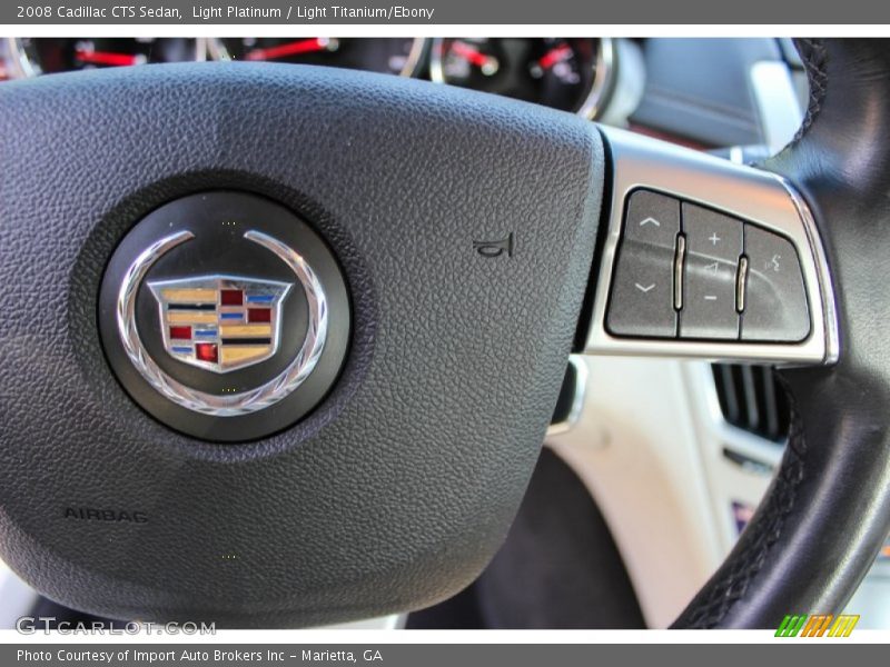 Light Platinum / Light Titanium/Ebony 2008 Cadillac CTS Sedan