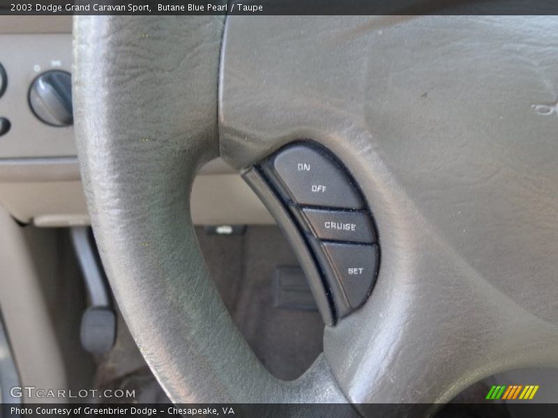 Butane Blue Pearl / Taupe 2003 Dodge Grand Caravan Sport