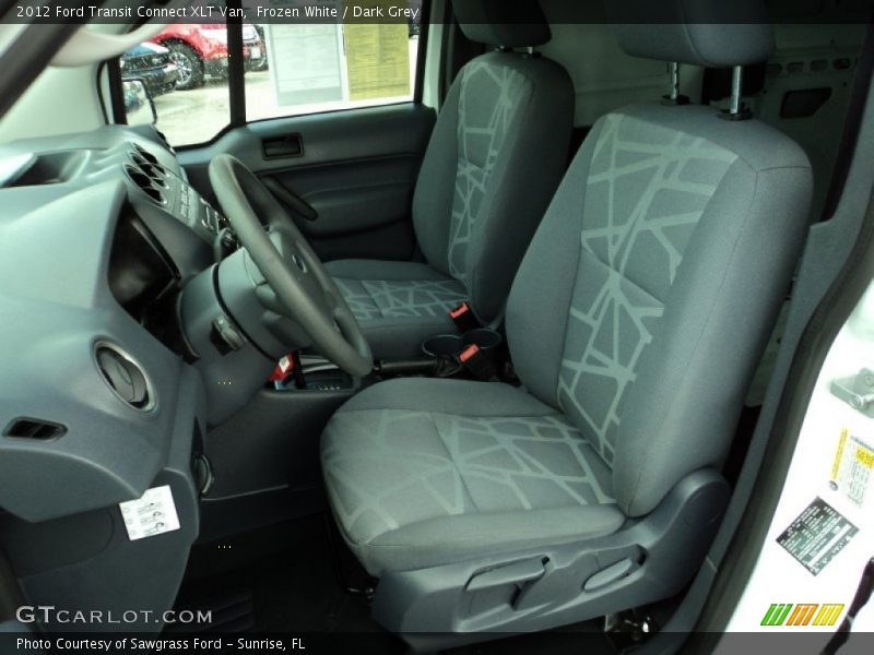 Frozen White / Dark Grey 2012 Ford Transit Connect XLT Van