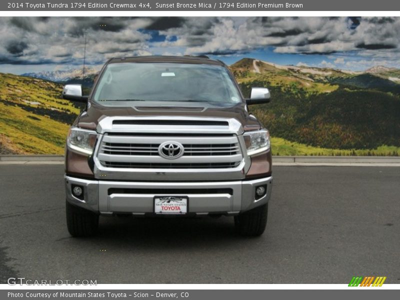 Sunset Bronze Mica / 1794 Edition Premium Brown 2014 Toyota Tundra 1794 Edition Crewmax 4x4