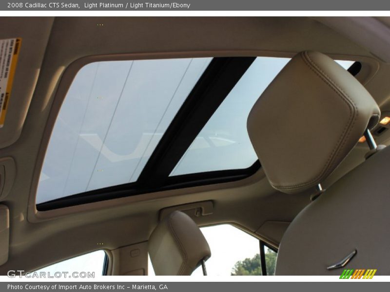 Light Platinum / Light Titanium/Ebony 2008 Cadillac CTS Sedan