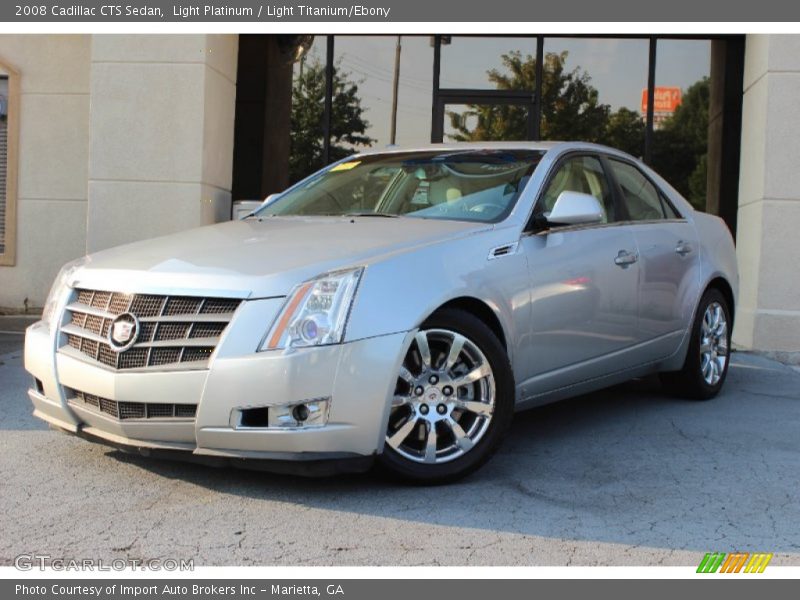 Light Platinum / Light Titanium/Ebony 2008 Cadillac CTS Sedan