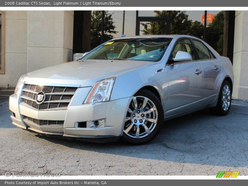 Light Platinum / Light Titanium/Ebony 2008 Cadillac CTS Sedan