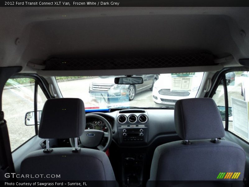 Frozen White / Dark Grey 2012 Ford Transit Connect XLT Van