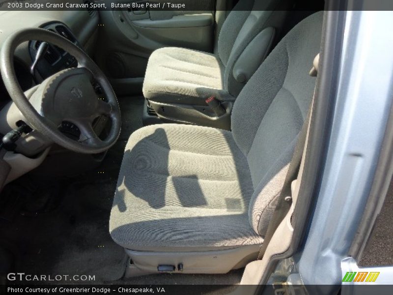 Butane Blue Pearl / Taupe 2003 Dodge Grand Caravan Sport