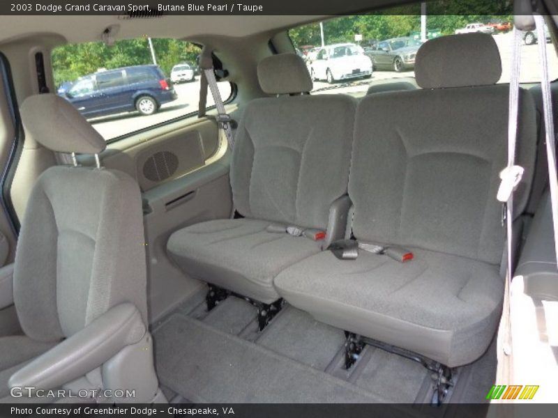 Butane Blue Pearl / Taupe 2003 Dodge Grand Caravan Sport