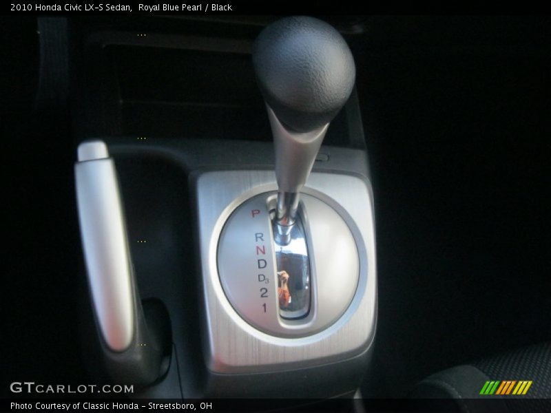 Royal Blue Pearl / Black 2010 Honda Civic LX-S Sedan