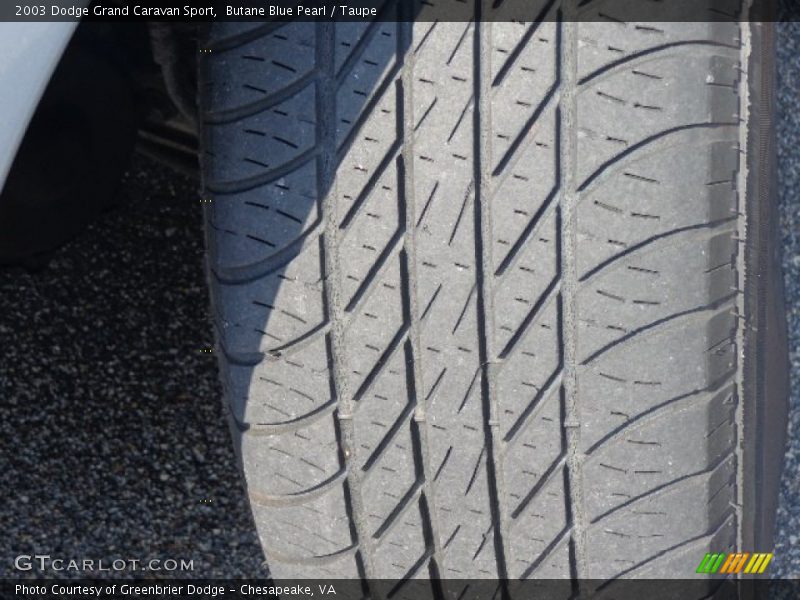 Butane Blue Pearl / Taupe 2003 Dodge Grand Caravan Sport