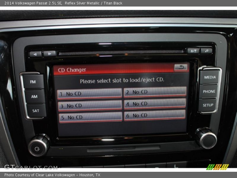 Reflex Silver Metallic / Titan Black 2014 Volkswagen Passat 2.5L SE