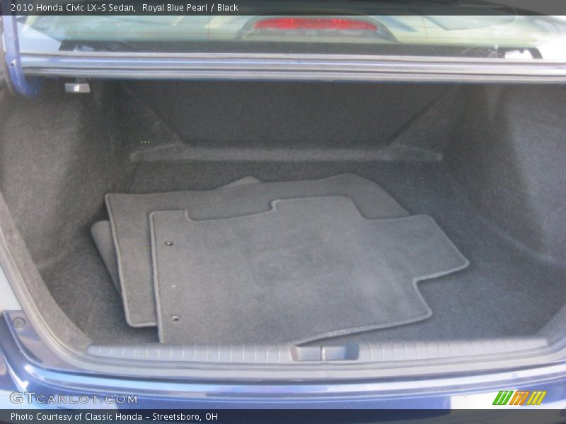 Royal Blue Pearl / Black 2010 Honda Civic LX-S Sedan
