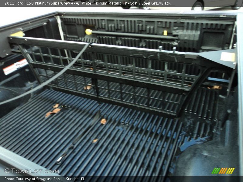 White Platinum Metallic Tri-Coat / Steel Gray/Black 2011 Ford F150 Platinum SuperCrew 4x4