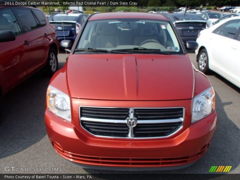 Inferno Red Crystal Pearl / Dark Slate Gray 2011 Dodge Caliber Mainstreet