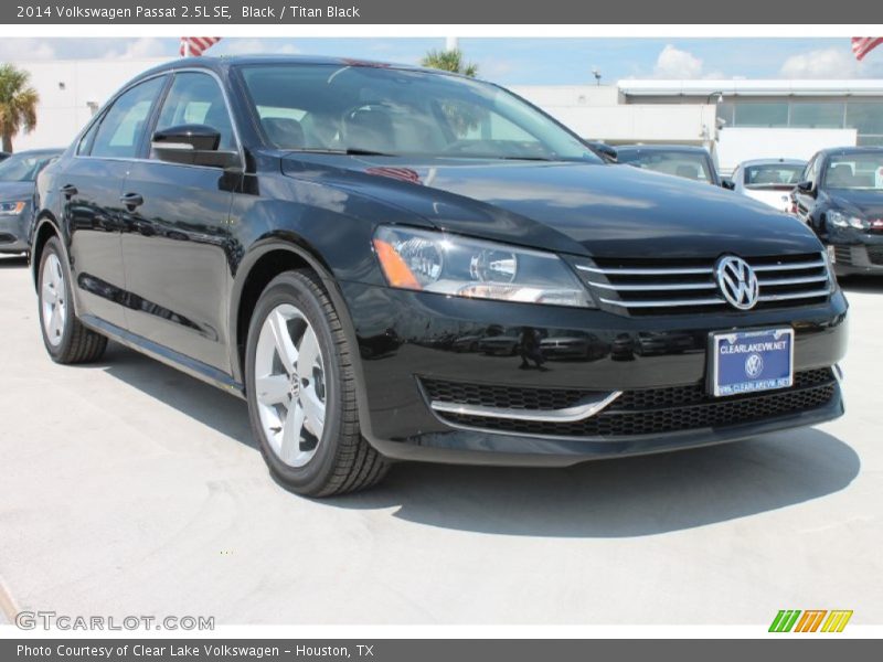 Black / Titan Black 2014 Volkswagen Passat 2.5L SE