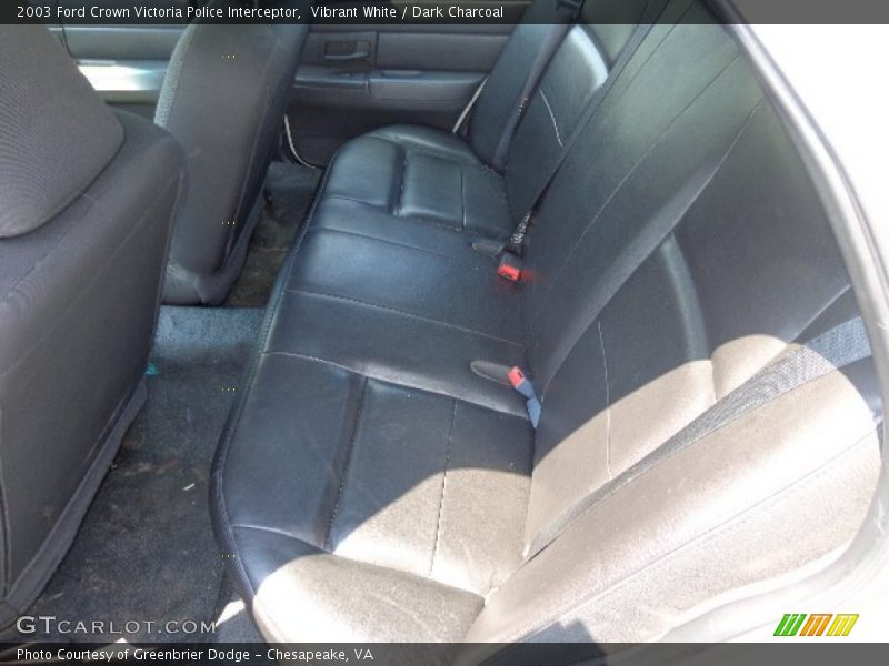 Vibrant White / Dark Charcoal 2003 Ford Crown Victoria Police Interceptor
