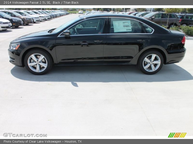 Black / Titan Black 2014 Volkswagen Passat 2.5L SE