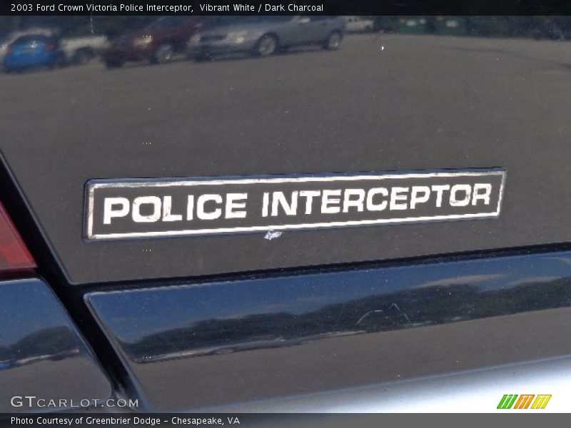  2003 Crown Victoria Police Interceptor Logo