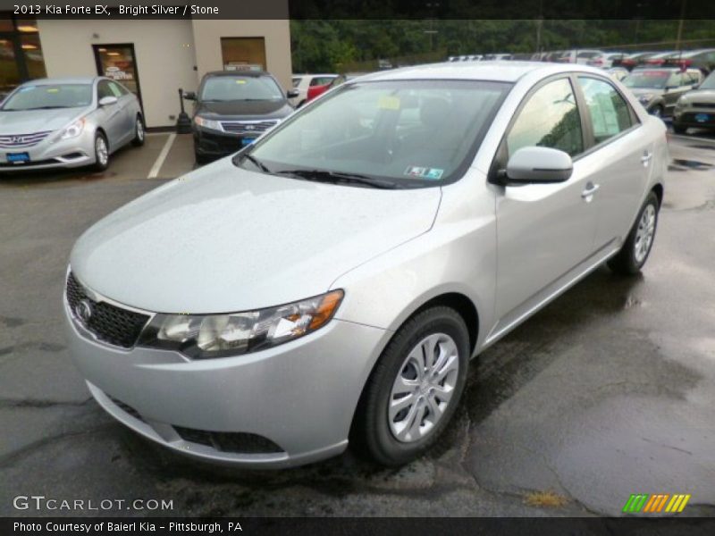 Bright Silver / Stone 2013 Kia Forte EX