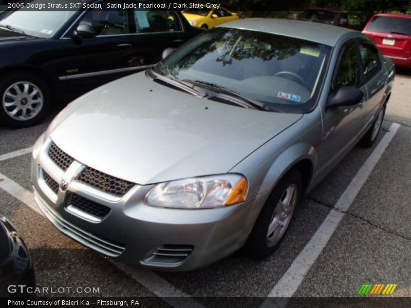 Satin Jade Pearlcoat / Dark Slate Grey 2006 Dodge Stratus SXT Sedan