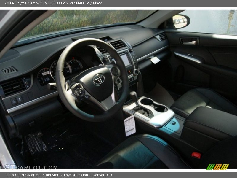 Classic Silver Metallic / Black 2014 Toyota Camry SE V6