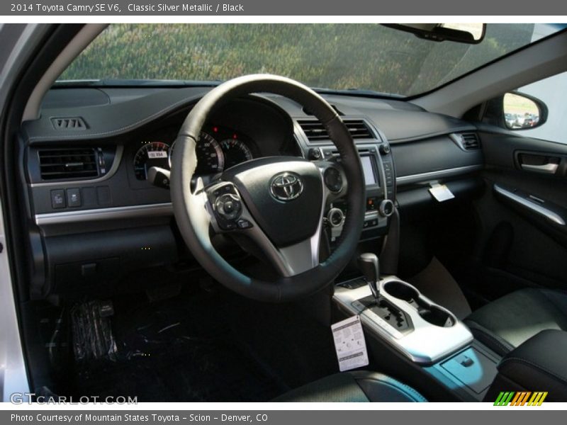 Classic Silver Metallic / Black 2014 Toyota Camry SE V6