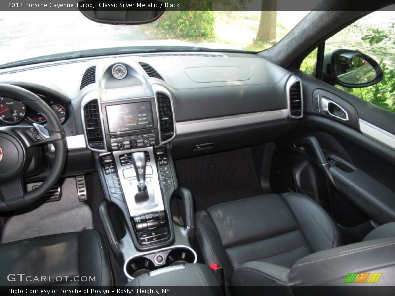 Classic Silver Metallic / Black 2012 Porsche Cayenne Turbo