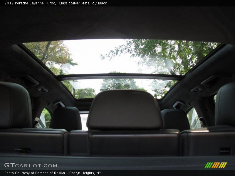 Classic Silver Metallic / Black 2012 Porsche Cayenne Turbo