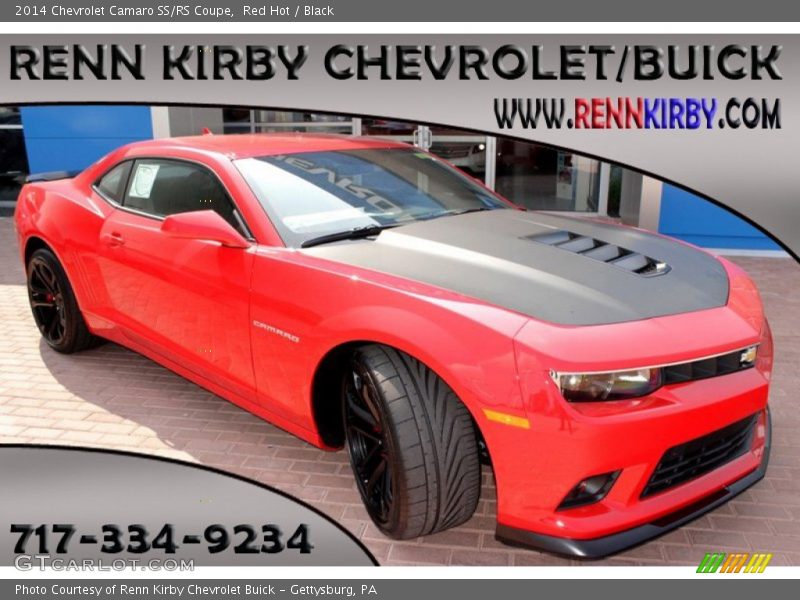 Red Hot / Black 2014 Chevrolet Camaro SS/RS Coupe