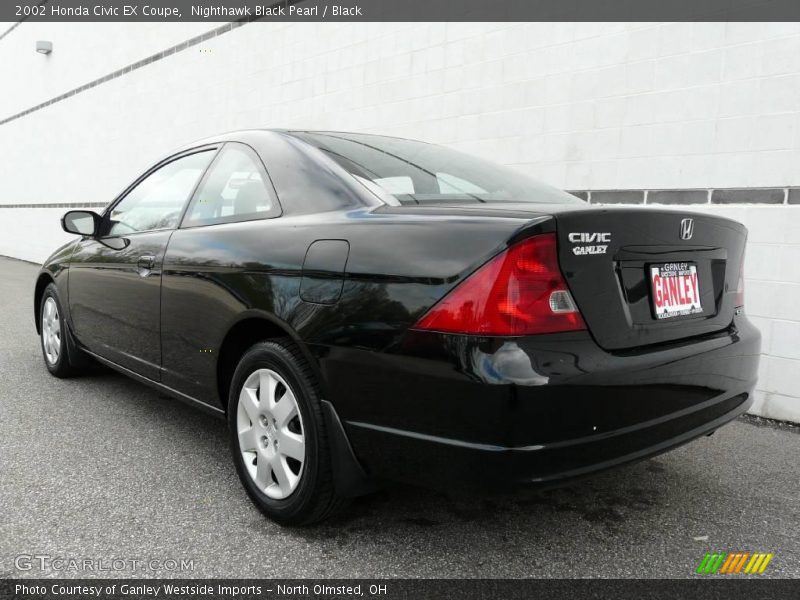 2002 Honda civic ex coupe black #7