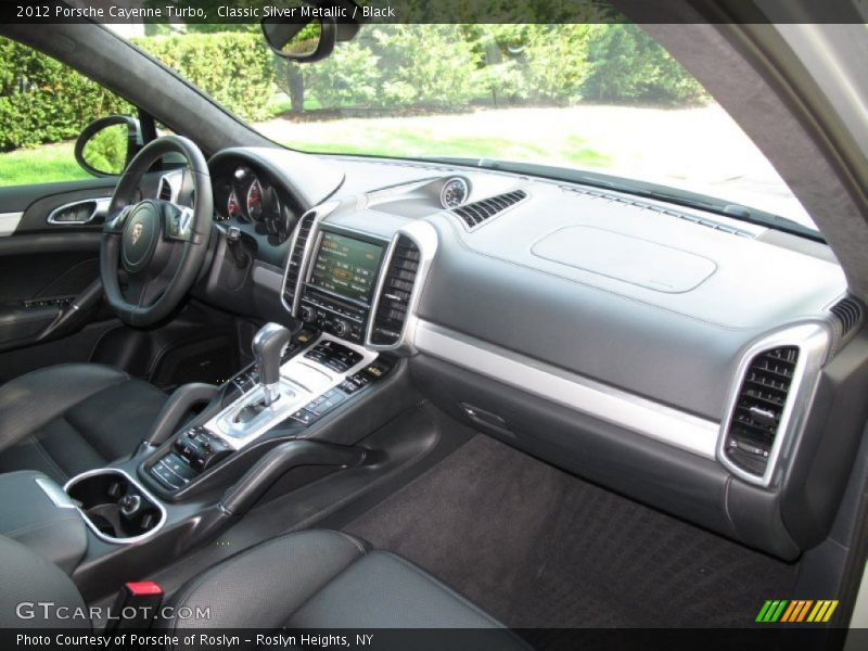 Classic Silver Metallic / Black 2012 Porsche Cayenne Turbo