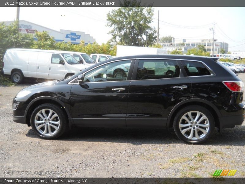 Brilliant Black / Black 2012 Mazda CX-9 Grand Touring AWD