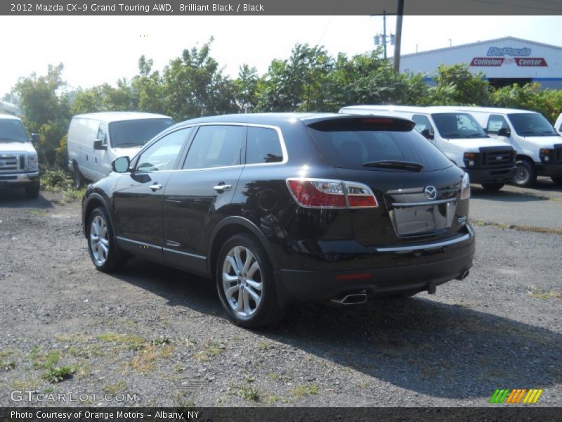 Brilliant Black / Black 2012 Mazda CX-9 Grand Touring AWD