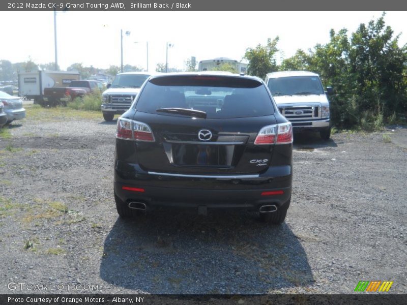 Brilliant Black / Black 2012 Mazda CX-9 Grand Touring AWD