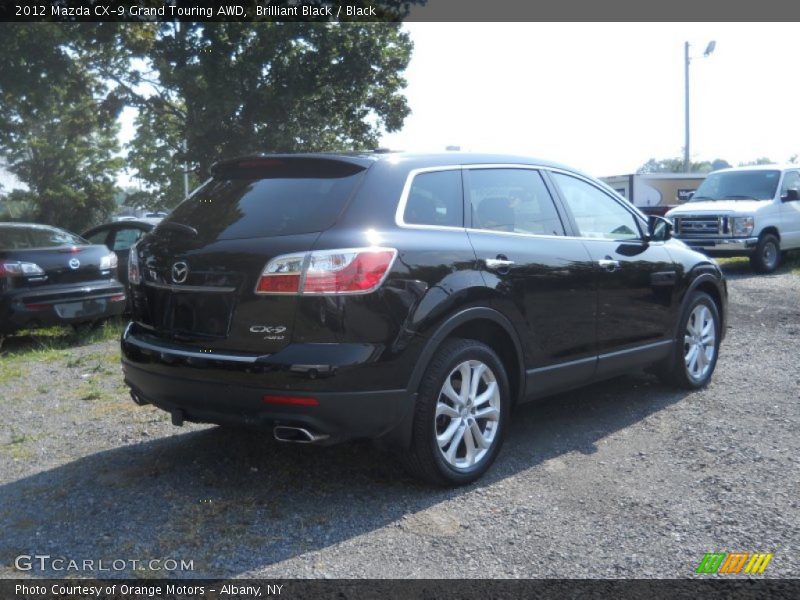 Brilliant Black / Black 2012 Mazda CX-9 Grand Touring AWD