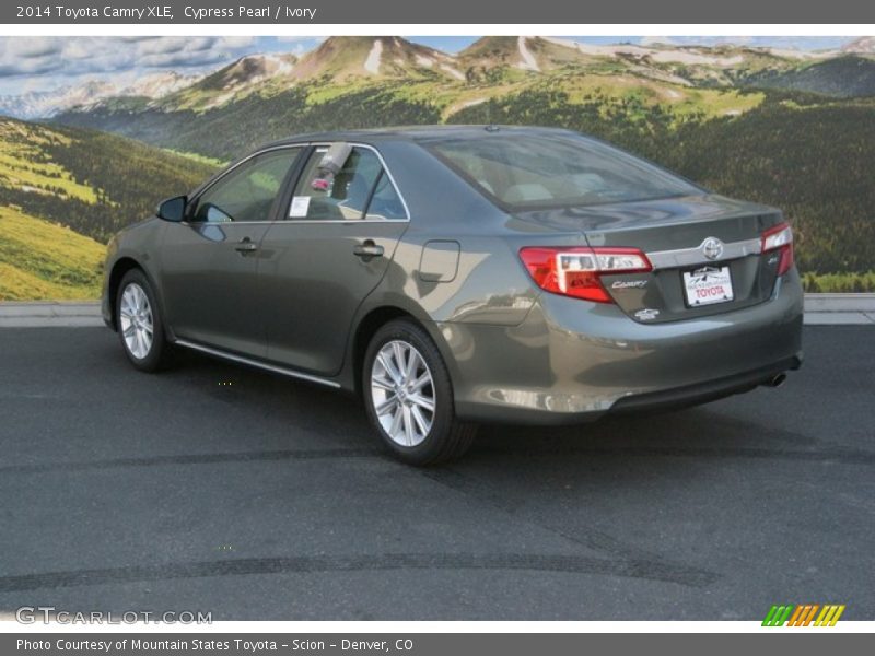 Cypress Pearl / Ivory 2014 Toyota Camry XLE