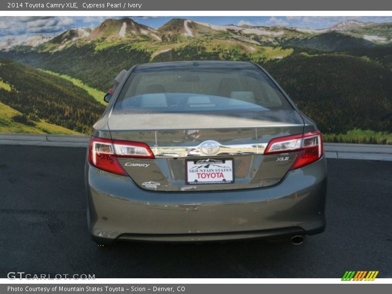 Cypress Pearl / Ivory 2014 Toyota Camry XLE