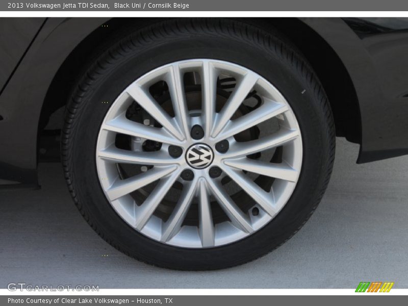 Black Uni / Cornsilk Beige 2013 Volkswagen Jetta TDI Sedan
