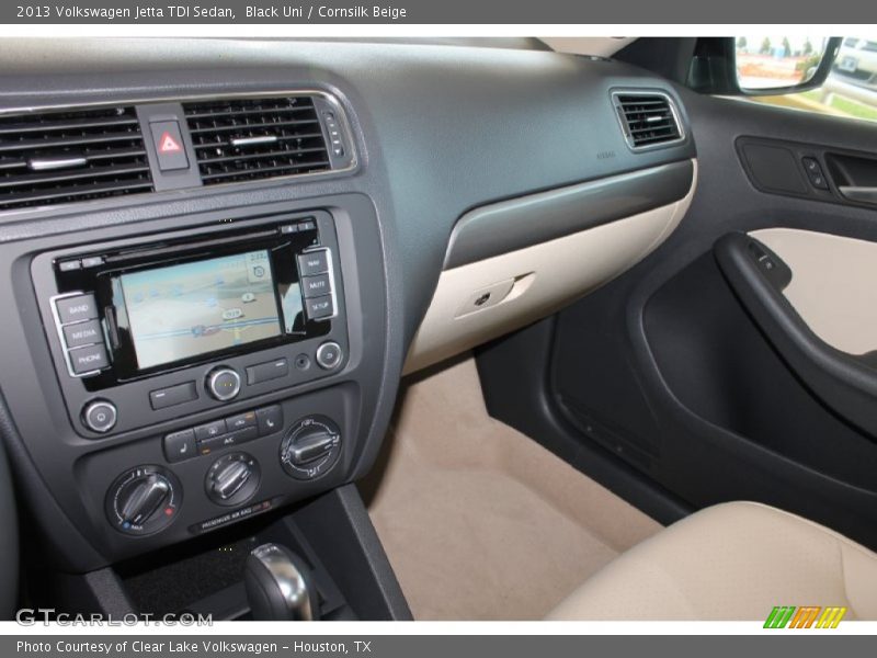 Black Uni / Cornsilk Beige 2013 Volkswagen Jetta TDI Sedan