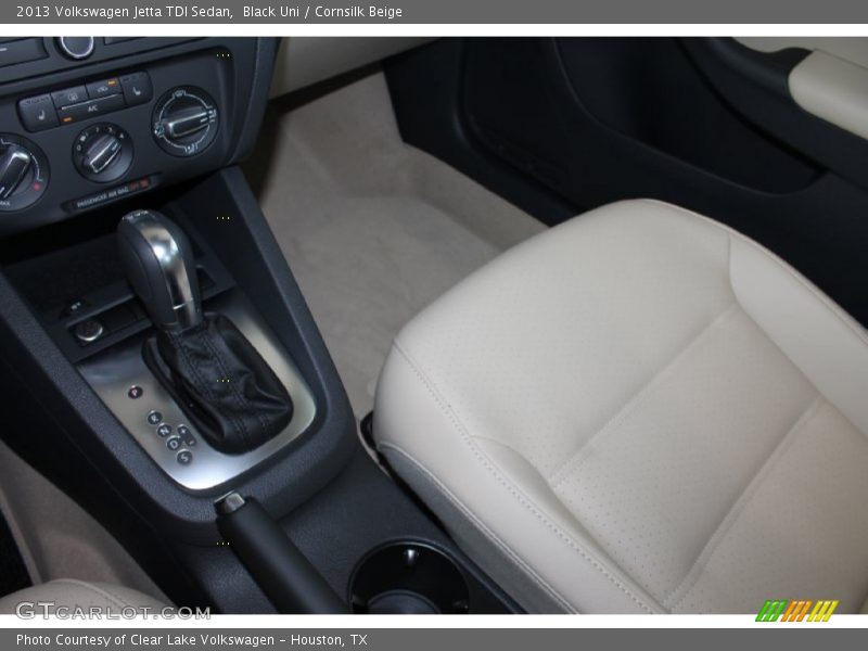 Black Uni / Cornsilk Beige 2013 Volkswagen Jetta TDI Sedan