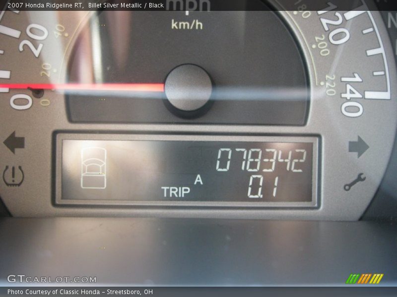 Billet Silver Metallic / Black 2007 Honda Ridgeline RT