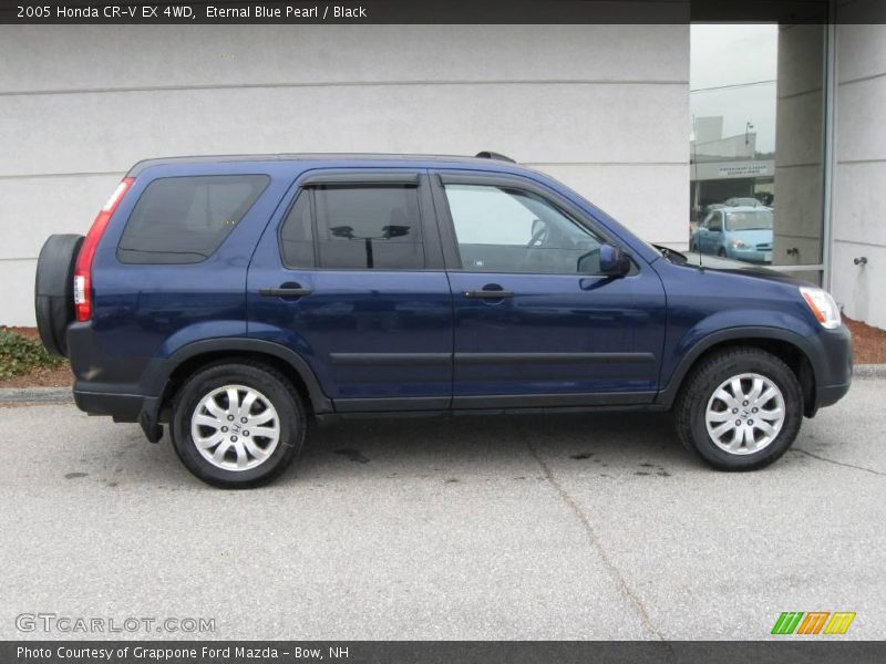 Eternal Blue Pearl / Black 2005 Honda CR-V EX 4WD