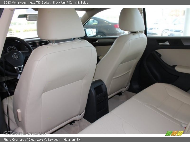 Black Uni / Cornsilk Beige 2013 Volkswagen Jetta TDI Sedan