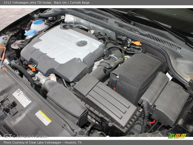 Black Uni / Cornsilk Beige 2013 Volkswagen Jetta TDI Sedan