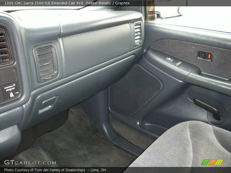 Pewter Metallic / Graphite 1999 GMC Sierra 1500 SLE Extended Cab 4x4