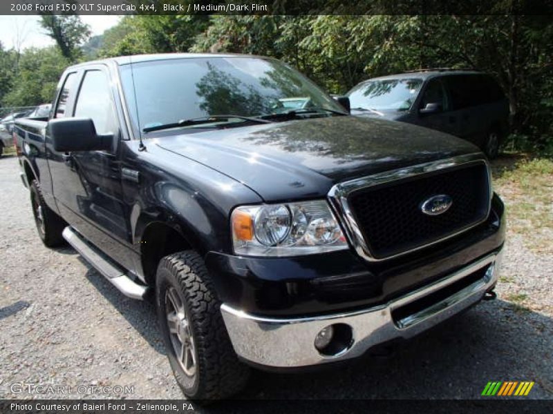 Black / Medium/Dark Flint 2008 Ford F150 XLT SuperCab 4x4