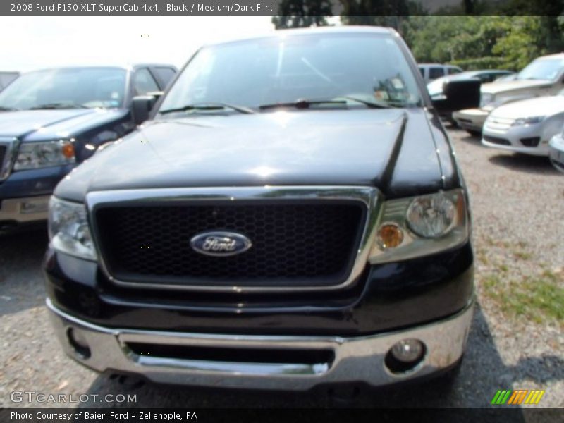 Black / Medium/Dark Flint 2008 Ford F150 XLT SuperCab 4x4