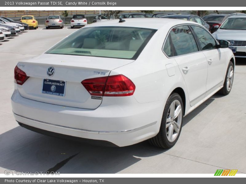 Candy White / Cornsilk Beige 2013 Volkswagen Passat TDI SE