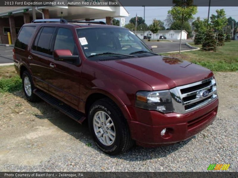 Autumn Red / Charcoal Black 2013 Ford Expedition Limited 4x4