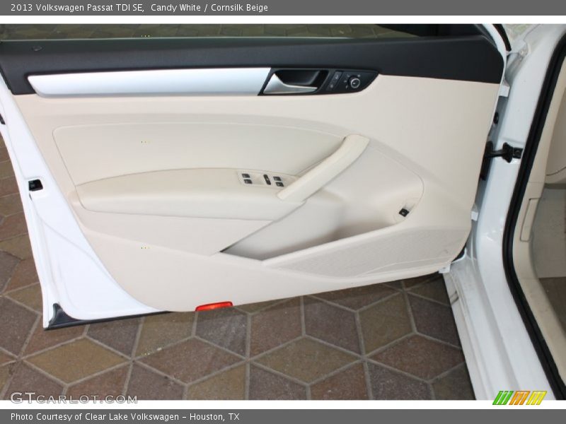 Candy White / Cornsilk Beige 2013 Volkswagen Passat TDI SE