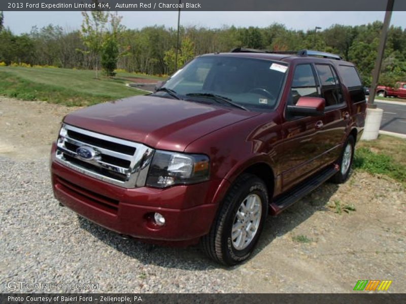 Autumn Red / Charcoal Black 2013 Ford Expedition Limited 4x4